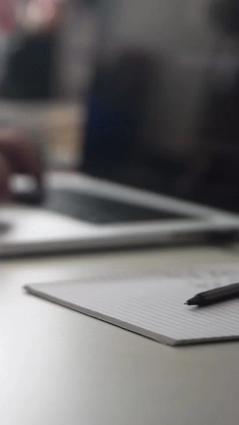 Man journaling thoughts into notebook 스톡 동영상 304093595