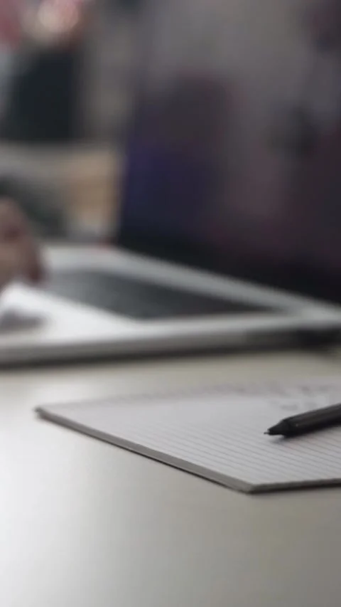 Man journaling thoughts into notebook 스톡 동영상 304093615