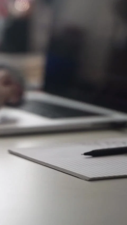 Man journaling thoughts into notebook 스톡 동영상 304093981