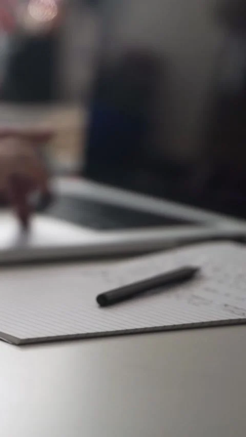 Man journaling thoughts into notebook Stock-Footage 304094169