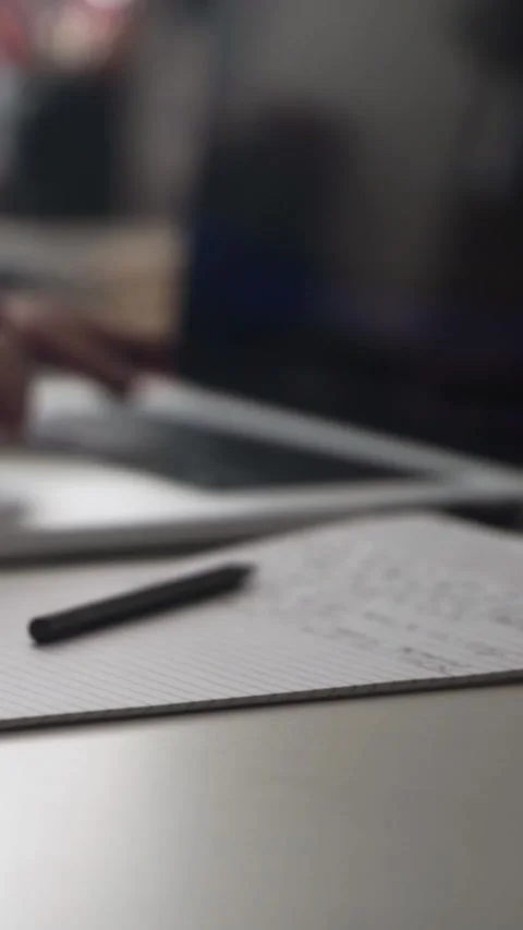 Man journaling thoughts into notebook 스톡 동영상 304095514