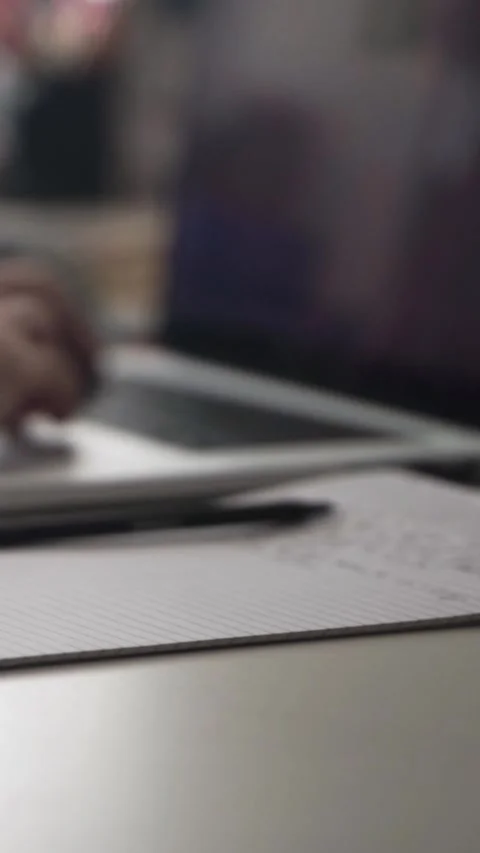 Man journaling thoughts into notebook Stock Footage 304096308