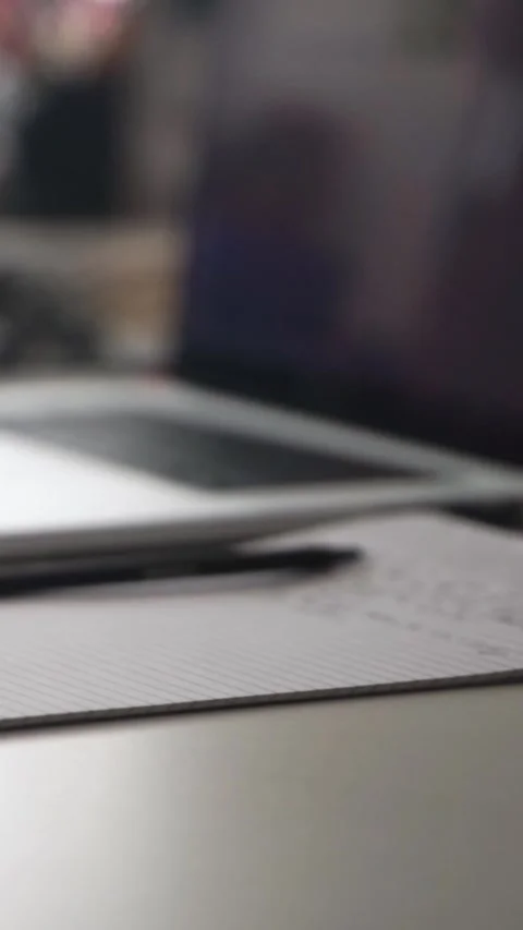 Man journaling thoughts into notebook Stock Footage 304096336