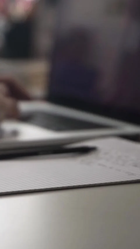 Man journaling thoughts into notebook 스톡 동영상 304096404