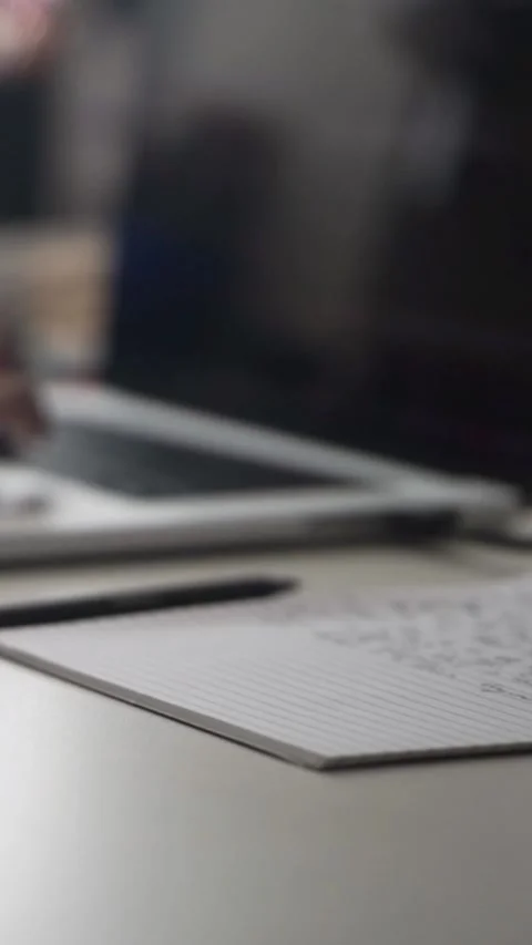 Man journaling thoughts into notebook Stock-Footage 304113114