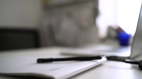 Man journaling thoughts into notebook. Personal Diary. 스톡 동영상 296326506