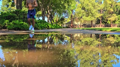 Man is jugging in slow motion. Stock Footage 336407791