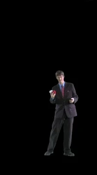 Man Juggling - includes Alpha Channel Stock Footage 79518