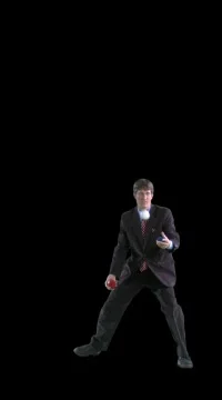 Man Juggling - includes Alpha Channel Stock Footage 79536