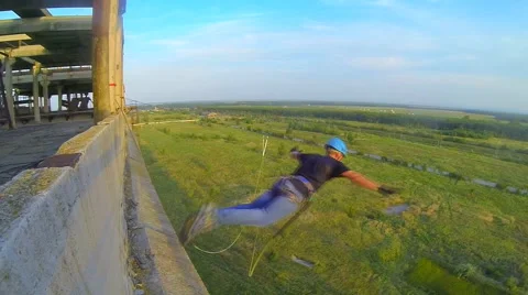 Man jumping facing forward Stock Footage 41431467