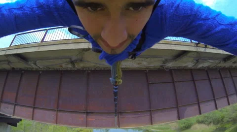 Man jumping facing forward Stock Footage 47821790