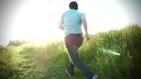 Man Jumping high Stock Footage 23263933