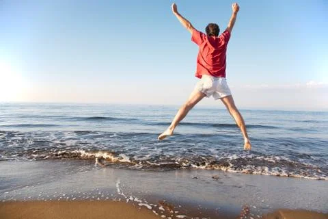 Man jumping Stock Photos