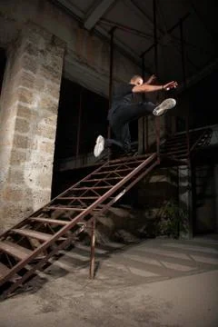 Man jumping Stock Photos