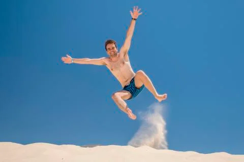 Man jumping Stock Photos