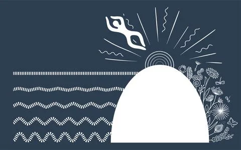 Man jumping into the sea Stock Illustration