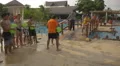 Man jumping into the water at Playa Blanca Resort, Panama 4k or 4k+ Resolution
