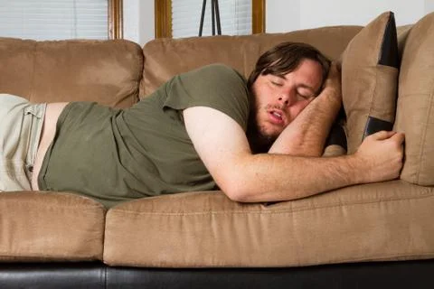 Man just out cold Stock Photos
