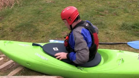 Man on Kayak 3 Stock-Footage 10560454