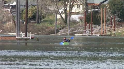 Man on Kayak 7 스톡 동영상 10560497