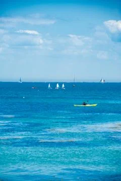 Man in Kayak Stock Photos