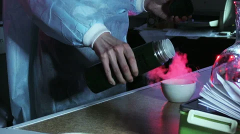 Man in a laboratory  Stock-Footage 42851021