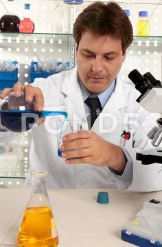 Man In A Laboratory