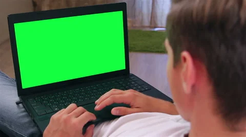 Man with laptop close up Stock Footage 56668704