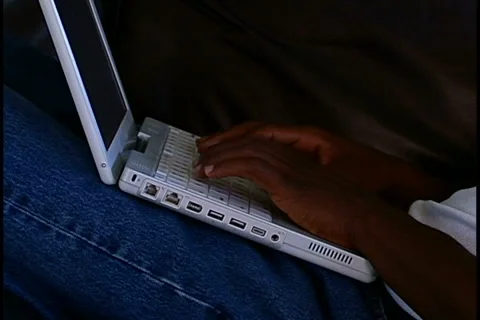 Man with Laptop Video stock 2600013