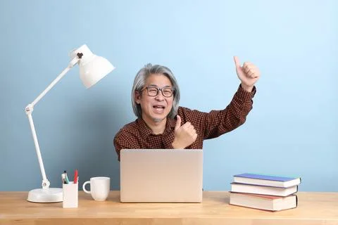 Man with Laptop Stock Photos