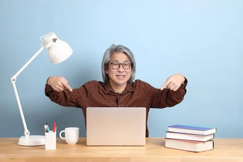 Man with Laptop Stock Photos