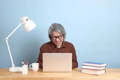 Man with Laptop Stock Photos