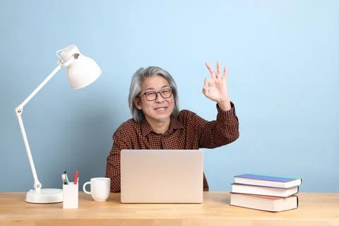 Man with Laptop Stock Photos