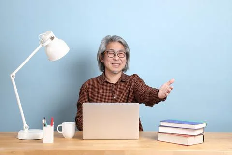 Man with Laptop Stock Photos