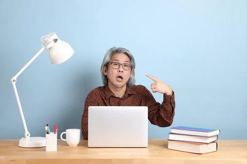 Man with Laptop Stock Photos
