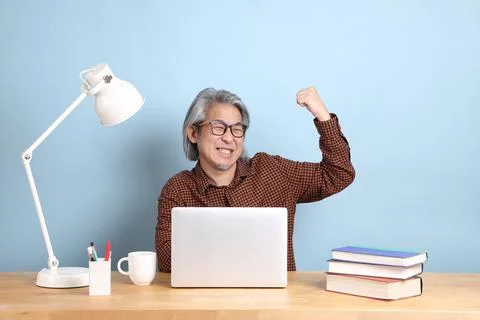 Man with Laptop Stock Photos