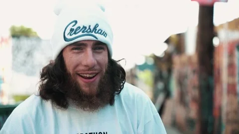 Man Laughing and Smiling at Camera Video stock 229906688