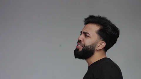 Man laughing dramatically Video stock 85693178