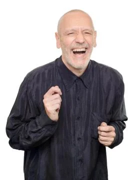 Man laughing 写真素材