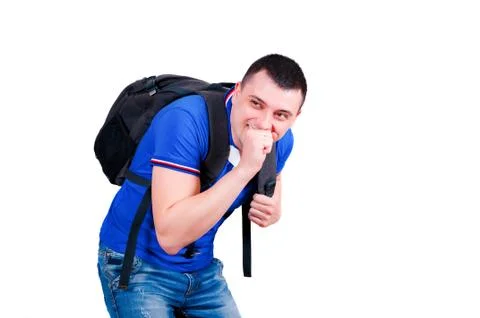 Man laughs Stock Photos