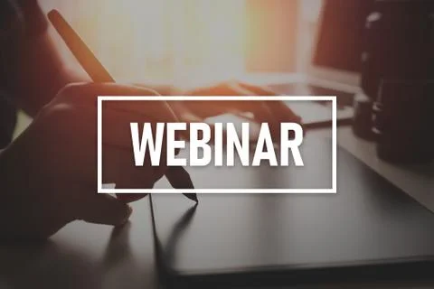 Man learning graphic design, webinar concept 스톡 사진