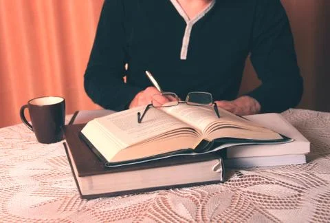 Man learning Stock Photos