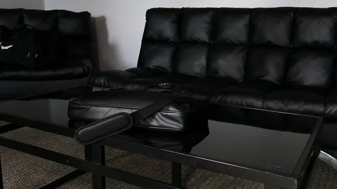 Man Leaving Office Stock Footage 123559843