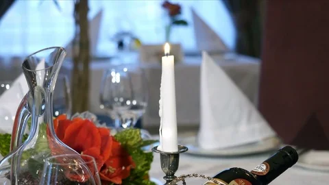 Man lighting a candle Stock Footage 85351960