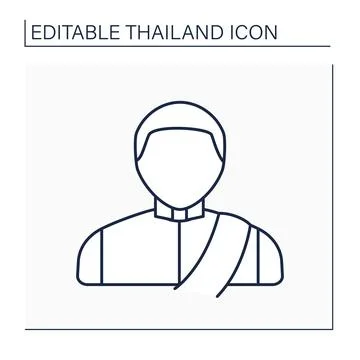 Man line icon Stock Illustration