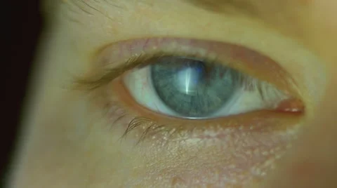 The man  look and claps with his eye Stock-Footage 47822907