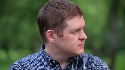 Man looking to the camera 1. Stock Footage 25301937