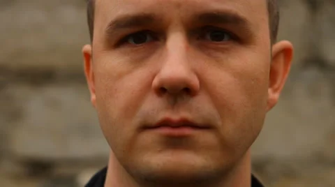 Man looking into the camera and smiling Video stock 50129607