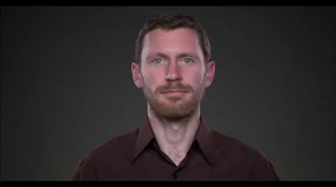 Man looking at camera Stock Footage 22600970