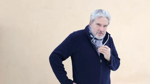 Man looking at camera Stock Footage 71729390